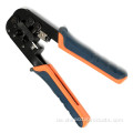 Cutter-Stripper-Crimp in einem RJ45 Crimpwerkzeug